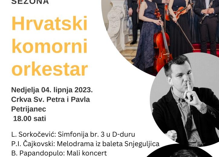 Koncert Hrvatskog komornog orkestra u Crkvi sv. Petra i Pavla u Petrijancu